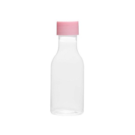 Garrafinha de Plástico 50ml com Tampa Rosa - 10 unidades - Rizzo