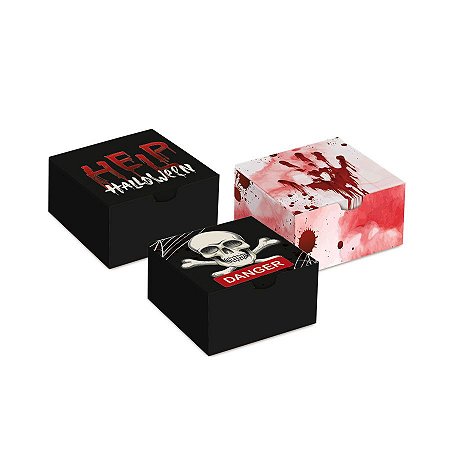 Caixa Para Lembrancinha - Help Halloween - 10 unidades - Cromus - Rizzo