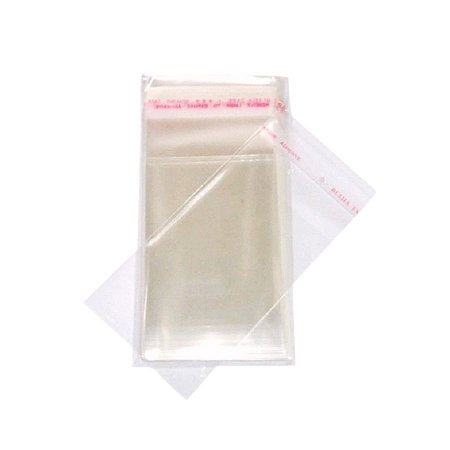 Saco adesivado 10x25cm - 100 unidades  - Rizzo Embalagens