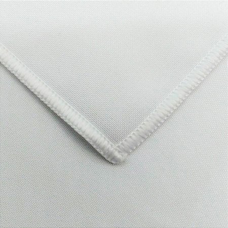 Guardanapo de Tecido Oxford Luxo - Branco - 38x38cm - 01unidade - Rizzo