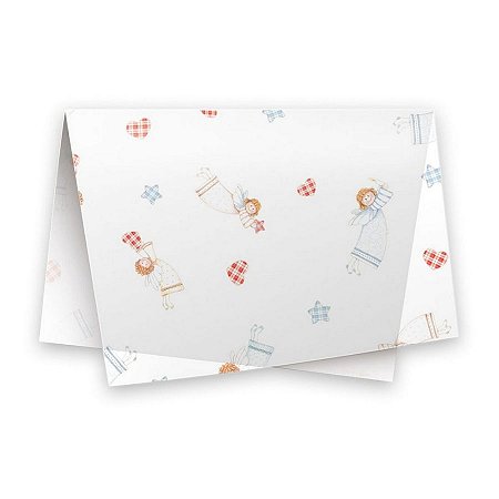 Papel de Seda - 49x69cm - Noite de Paz - 10 folhas - Rizzo
