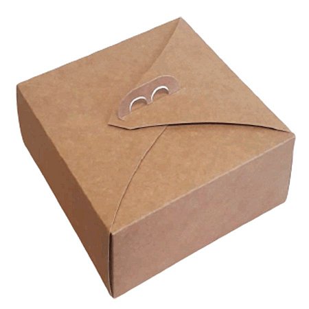 Caixa para Bolo N1 Kraft 25x25x19cm - Rizzo