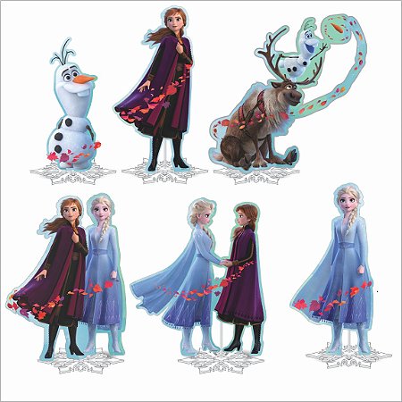 Kit Enfeite Impresso em EVA - Disney - Frozen 2 - 01 unidade - Piffer-  Rizzo