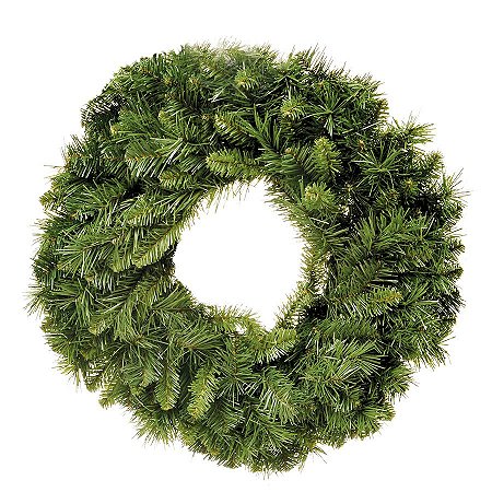 Guirlanda 40cm Verde 100 hastes - 01 unidade - Cromus Natal - Rizzo Embalagens