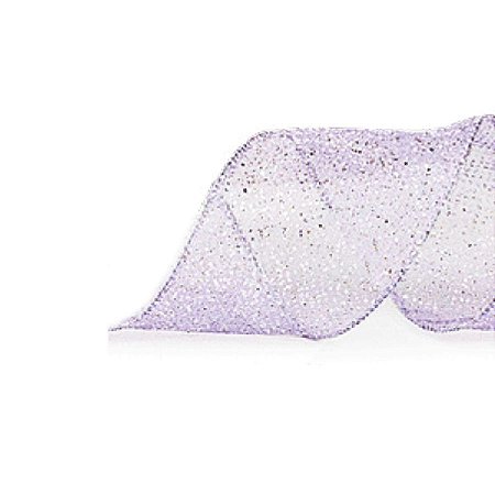 Fita Decorativa Natal Glitter Roxo 6,3cmx9,14m - 1 Unidade - Cromus -