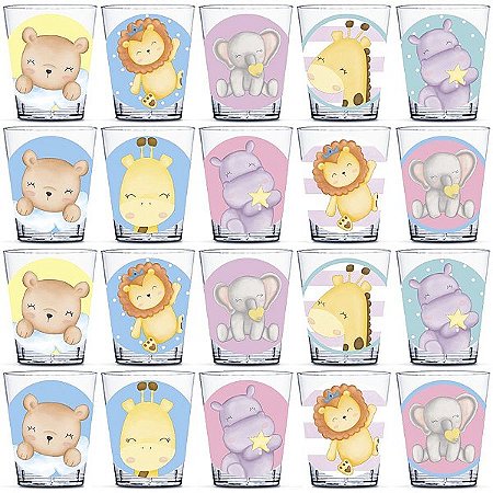 Copinho para Doces 40ml Festa Bichinhos Baby - 20 unidades - Rizzo Festas