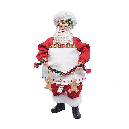 Boneco Natalino - Chef Papai Noel - 01 UN - Cromus - Rizzo