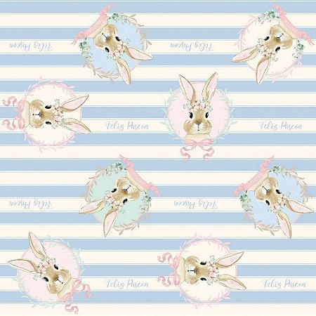 Folha para Ovos de Páscoa Bella Azul 69x89cm - 05 unidades - Cromus Páscoa - Rizzo Embalagens