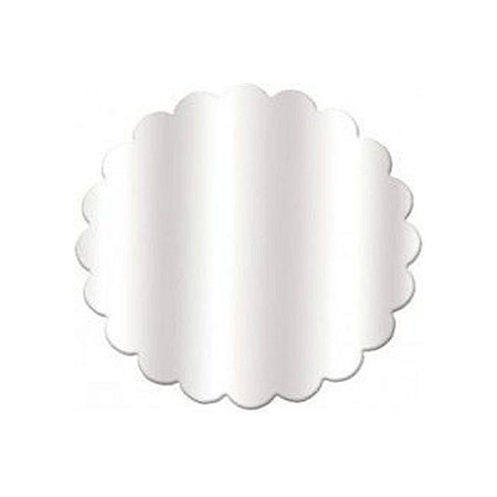 Fundo Rendado para Doces 9cm (760004) Incolor com 100 un. Cromus Rizzo Confeitaria