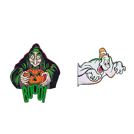 Kit Decorativo Para Porta - Halloween Disney 100 Anos  - 1 unidade - Cromus - Rizzo
