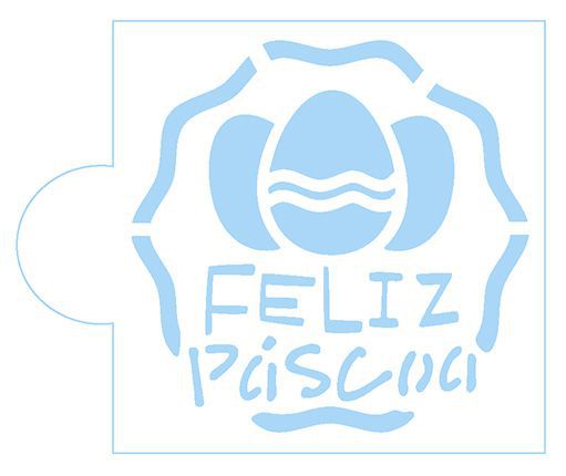 Stencil Ovos Feliz Páscoa SC2-044 - Litoarte - Rizzo
