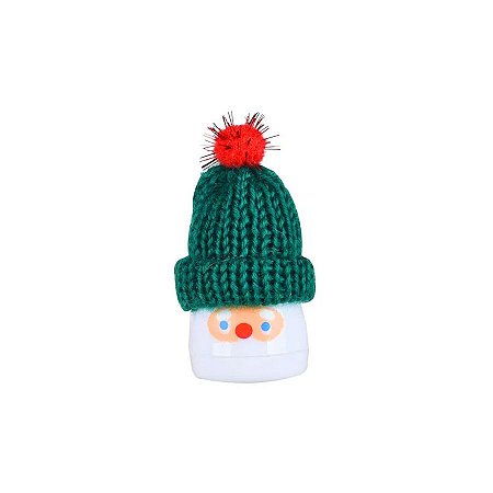 Apontador de Lápis com Gorro Natalino - Verde - 1 unidade - Cromus - Rizzo