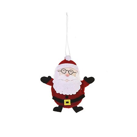 Enfeite para Pendurar Noel de Óculos - 1 unidade - Cromus - Rizzo