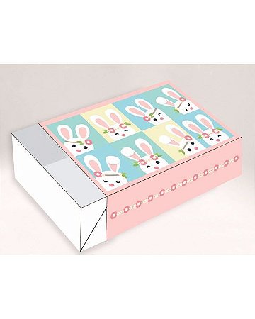 Caixa Divertida Coelinhas Ref. 331 - 6 doces com 10 un. Erika Melkot Rizzo Confeitaria