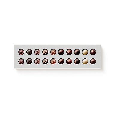 Caixa Retangular para 20 Doces Branco com Luva Vazada - 10 unidades - 39x9,5x4cm - Cromus Profissional - Rizzo Embalagen