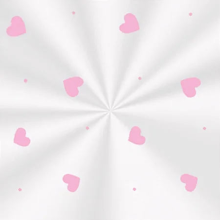 Saco Transparente Decorado - 11x19,5cm - Love Rosa - 100 unidades - Cromus