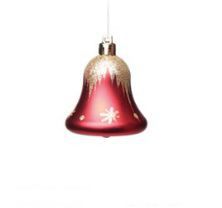 Enfeite para Pendurar Sino Vermelho  7cm - 04 unidades - Cromus Natal - Rizzo