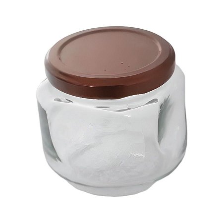 Pote de Vidro Quadrado Waldir 240ml - 7,5cm - 1 unidade - Rizzo