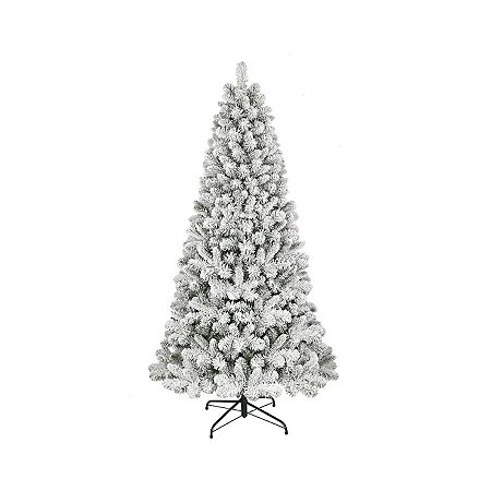 Árvore de Natal Nevada - 611 galhos - 2,1m - 1 unidade - Rizzo
