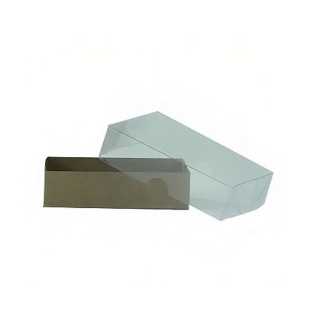 Caixa Transparente de Acetato Kraft - Ref.CH-08 - 17X8X4,5 - 20 unidades - CAC