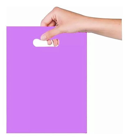 Sacola Boca de Palhaço 16x20 cm - Lilas - 25 unidades - Magnatech