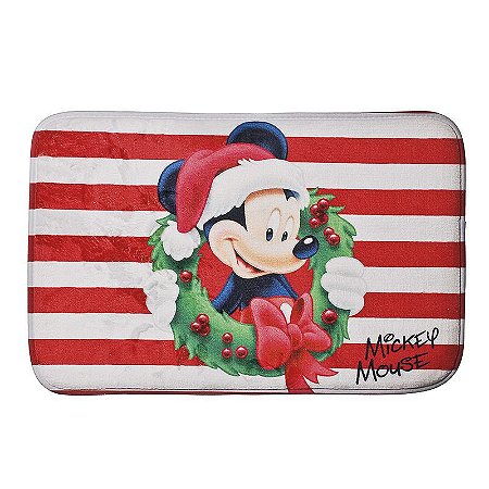 Tapete Mickey Guirlanda 40cm - 01 unidade Natal Disney - Cromus - Rizzo
