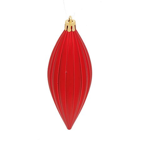 Enfeite para Pendurar Pino Vermelho 13cm - 04 unidades - Cromus Natal - Rizzo