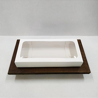 Caixa Envelope Tablete - Branco - 18 Gomos -10 unidades - Crystal - Rizzo Confeitaria
