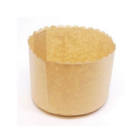 Forma Panetone 250g Kraft 50un - Ad Embalagens