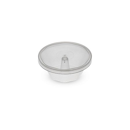 Forma para Pudim P com Tampa 10 unidades - Plastilânia - Rizzo
