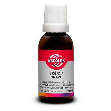 Essência Cravo - 30ml - 1 unidade - Arcolor - Rizzo