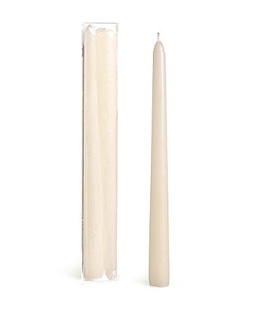 Kit Vela Banquete Marfim 25cm - 02 unidades - Cromus Natal - Rizzo