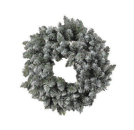 Guirlanda com Galhos Nevados 40cm - 01 unidade - Cromus Natal - Rizzo