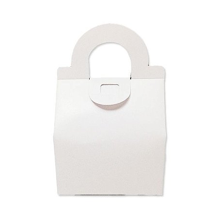 Caixa Sacolinha AS5 (6cm x 8cm x 8cm) Branco 10 unidades Assk Rizzo Embalagens