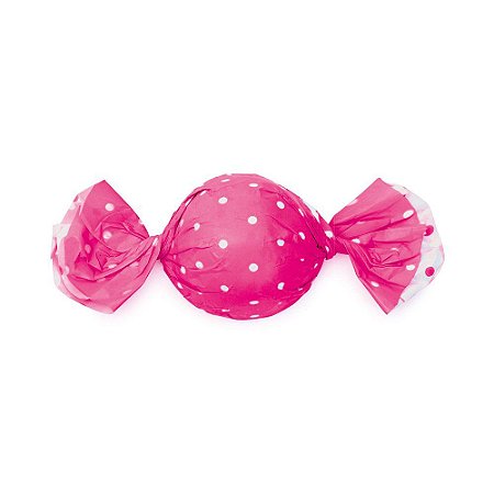 Papel Trufa 14,5x15,5cm - Poa Double Face Pink - 100 unidades - Cromus