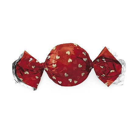 Papel Trufa 14,5x15,5cm - Forever Vermelho Ouro e Bordô - 100 unidades - Cromus