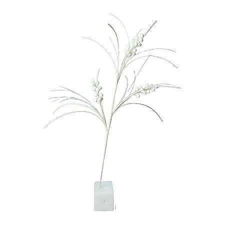 Galho Decorativo de Natal - 77cm - 1 unidade - Rizzo