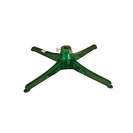 Base Giratória Para Árvore Decorativa de Natal - Verde - 64cm - 1 unidade - Rizzo