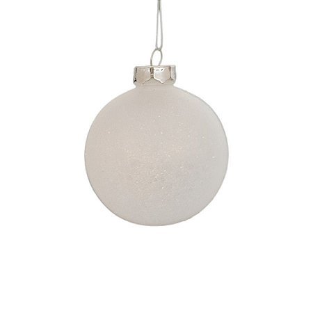 Bola de Natal Decorada - Translucida - 10cm - 3 unidades - Rizzo