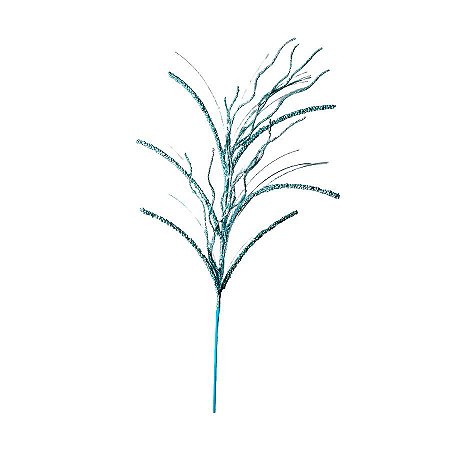 Galho Decorativo de Natal - Azul - 84cm - 1 unidade - Rizzo