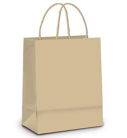 Sacola de Papel GG 39x32x16cm - Kraft - 10 unidades - Cromus - Rizzo