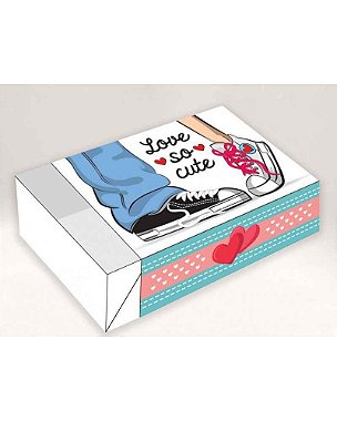 Caixa Divertida Love Cute Ref. 517 - 6 doces com 10 un. Erika Melkot Rizzo Confeitaria
