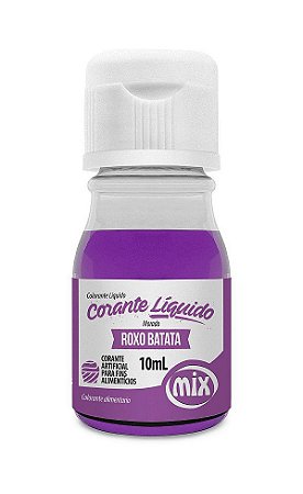 Corante Liquido Roxo Batata 10ml Mix