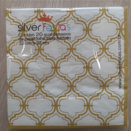 Guardanapo estampado folha dupla - 20 unidades - Ref.GE33108 - 33x33 cm - Rizzo