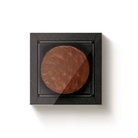 Caixa 1 Pão de Mel Quadrada Preto com Luva - 10 unidades - 9x9x4cm - 13003215 Cromus Profissional