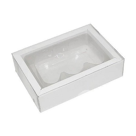 Caixa Ferramentas 4 cavidades Kraft com 5 un. Crystal Rizzo Confeitaria