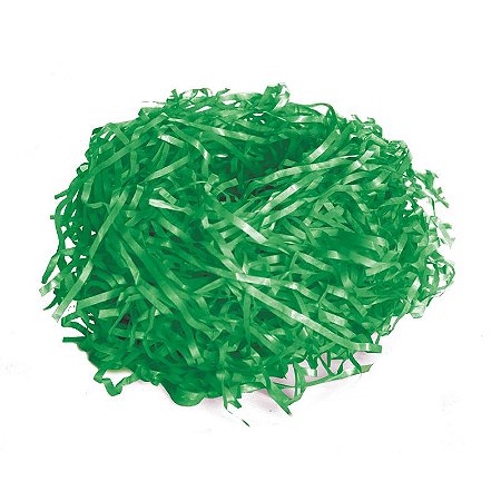 Palha de Seda Decorativa Verde Bandeira - 01 pacote 50g - Cromus - Rizzo