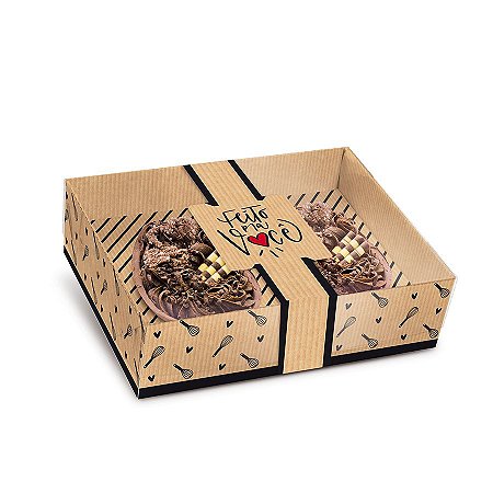 Caixa Pratice para 2 Meio Ovo 50g - Kraft Doçura - 06 Unidades - Cromus - Rizzo