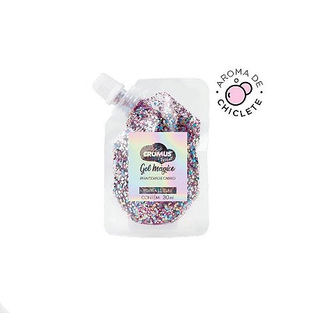 Glitter Corporal - Gel Mágico - Poeira Estelar - 30ml - 01 UN - Cromus - Rizzo