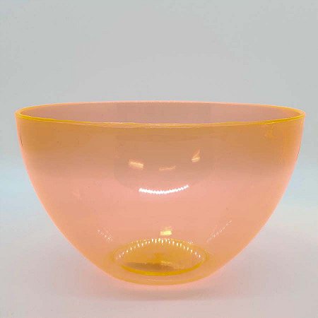 Tigela Bowl Laranja Transparente 900 ml - 1 Unidade - Agraplast - Rizzo